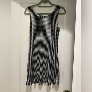 Size small Olivia Rae black and white striped dress